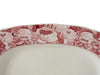 Antique Royal Staffordshire AJ Wilkinson June Platter Pink Red Roses Transferware Victorian French Country Romantic