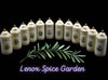 Lenox Spice Garden Spice Jars X12,  Farmhouse Country Kitchen Porcelain Spice Jars by Lenox  - Premier Estate Gallery