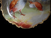 Antique Limoges Hand Painted Hunting Game Bird Plate Signed Roty EXCEPTIONAL
