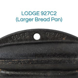 Vintage Cast Iron Lidge Cornbread Pans 2 Sizes Farmhouse Country Kitchen Restaurant Display