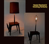 Mid Century Modern Teak End Table Lamp Magazine Rack Superb Design Authentic MCM Danish Modern Minimalist Furniture