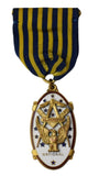 Freemasons Masonic Sojourner National Medal Ribbon Enamel Gilt Stars - Premier Estate Gallery 5