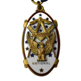 Freemasons Masonic Sojourner National Medal Ribbon Enamel Gilt Stars - Premier Estate Gallery 2