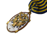 Freemasons Masonic Sojourner National Medal Ribbon Enamel Gilt Stars - Premier Estate Gallery 3