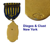 Freemasons Masonic Sojourner National Medal Ribbon Enamel Gilt Stars