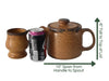 Vintage Southwestern Style McCoy Pottery Mesa Canyon Teapot Tea Set w Mugs