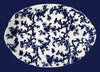 Antique Flow Blue Paisley Platter Mercer Pottery c1902 Large 15.75X11.25", French Country Blue and White Decor - Premier Estate Gallery 2