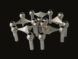 Mid Century Nagel &  Stoffi for WMF Modular Candlestick Holders Nickel Plated Set of 5 Germany - Premier Estate Gallery 4