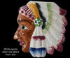 Vintage Native American Indian Chief Head Vase Japan Pottery Rare Figural Find - Premier Estate Gallery 1