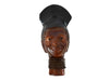 Vintage African Queen Wall Pocket Horton Ceramics c1950, Nubian Queen Collectible Vintage Pottery