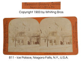 Antique Victorian Era Stereographic Images Niagara Falls Niagara NY, Real Photo by Whiting View Company, Prospect Point, Ice Palace, Luna Island - Premier Estate Gallery 4