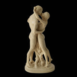 Vintage Santini Kissing Nude Couple Art d' Object Sculpture Italy c1960 Amilcare Santini 1