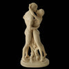 Vintage Santini Kissing Nude Couple Art d' Object Sculpture Italy c1960 Amilcare Santini 3