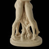 Vintage Santini Kissing Nude Couple Art d' Object Sculpture Italy c1960 Amilcare Santini