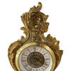 Neoclassical Regency Ormalu Style Table Clock by Robin W. Germany, Gold Decor Ornate Mechanical Clock, Small Romantic Desk Clock - Premier Estate Gallery 1