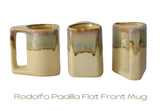 Vintage Rodolfo Padilla Studio Art Pottery Drip Glaze Coffee Mug Set of 6, Natural, Southwestern, CM, Minimalist, Boho Style  - Premier Estate Gallery 2