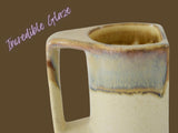 Vintage Rodolfo Padilla Studio Art Pottery Drip Glaze Coffee Mug Set of 6, Natural, Southwestern, CM, Minimalist, Boho Style  - Premier Estate Gallery 4