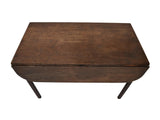 Early American Chippendale Pembroke Drop Leaf Mahogany Table, Colonial Furniture Newport RI