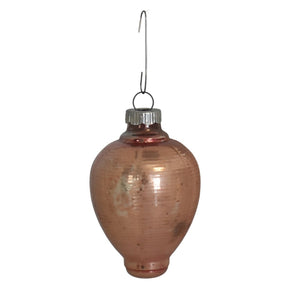 Vintage Pink Shiny Brite Mercury Glass Lantern Christmas Ornament c1930s - Premier Estate Gallery