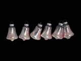 Vintage Pink Distressed Shiny Brite Mercury Glass Christmas Ornaments French Country Farmhouse Christmas - Premier Estate Gallery 2