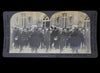 1919 Stereoview Card WWI Versailles Peace Treaty Real Photo Pres Wilson, Clemencea, Lloyd George - Premier Estate Gallery