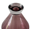 Vintage Amethyst Art Glass Bowl Martini Shape c1960s, Mid Century Purple Art Glass Bowl Candy Dish Highly Polished