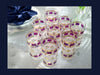 Culver Purple Gold Tumblers Highball Glasses X8 Vintage Barware MCM Hollywood Regency - Premier Estate Gallery 3