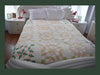 Antique Hand Stitched Quilt 8 Point Fancy Star Blocks Pink and Green Pastels c1920 Full Size - Premier Estate Gallery