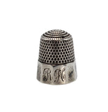 Antique Silver Stern Bros Thimble Intials RH, Sterling Silver Stern Brothers Antique Thimble RH Monogram, Sewing Collectible - Premier Estate Gallery