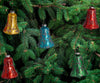 Mid Century Mercury Glass Rainbow Glitter Bells Christmas Ornaments W Germany, MCM Christmas Decor - Premier Estate Gallery 2