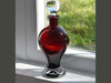 Estate Ruby Red Art Glass Decanter w Ground Stopper MCM Barware 1950s - Premier Estate Gallery 3