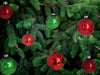 Distressed Red Green Mercury Glass Christmas Ornaments Vintage X21 Farmhouse Christmas Decor - Premier Estate Gallery 2