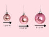 Vintage Distressed Pink Mercury Glass Shiny Brite Christmas Ornaments French Country, Shabby, Rustic Christmas Decor - Premier Estate Gallery 2