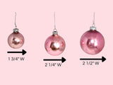 Vintage Distressed Pink Mercury Glass Shiny Brite Christmas Ornaments French Country, Shabby, Rustic Christmas Decor - Premier Estate Gallery 2