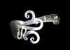 MCM International Silver Articulated Silver Tulip Cuff Bracelet Made from SP Fork Incredible Design - Premier Estate Gallery