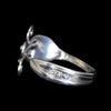 MCM International Silver Articulated Silver Tulip Cuff Bracelet Made from SP Fork Incredible Design