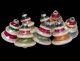 Vintage Space Tree Shiny Brite Glass Christmas Ornaments Set of 8, Jetson Style MCM Glass Ornaments - Premier Estate Gallery