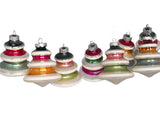 Vintage Space Tree Shiny Brite Glass Christmas Ornaments Set of 8, Jetson Style MCM Glass Ornaments - Premier Estate Gallery 1