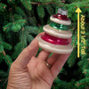 Vintage Space Tree Shiny Brite Glass Christmas Ornaments Set of 8, Jetson Style MCM Glass Ornaments