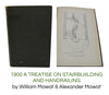Antique Carpentry Woodworking Book, A Treatise on Stairbuilding & Handrailing by Mowat, London Profusely Illustrated drawings, foldouts- Premier Estate Gallery