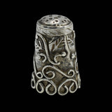 Vintage Taxco Sterling Silver Applied Work Thimble, Ornate Silver Thimble Taxco Mexico 1940-50 - Premier Estate Gallery 3