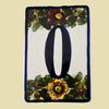 Vintage Porcelain Tile House Numbers Sunflowers Florals Italy, Cottage Hacidenda Talavera Country Style Address Number Tiles