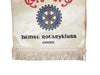 Vintage Hemse Sweden Rotary International Small Banner c1960s