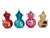 Vintage Figural Mercury Glass Coffee Urn Teapot Christmas Ornaments X4 West Germany - Premier Estate Gallery 