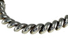 Estate Modernist Sterling Silver Bracelet Italy 46.4 grams Bold Links