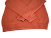 Y2K Tommy Hilfiger Orange Crew Neck Sweater Preppy Style Fantastic Color Men's Or Unisex