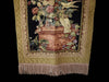 French Aubusson Rococo Style Jacquard Tapestry, Vintage Baroque Inspired Floral Bird Tapestry Vertical Hang Exquisite