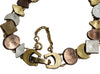 Romantic Victorian Style Charm Bracelet Gold Silver Bronze Plated 19 Jeweled Charms