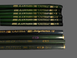 Vintage A.W. Faber-Castell Bavaria Germany Pencils X10 Variety of Hardness New Old Stock