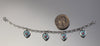 Estate Art Deco Guilloche Enamel Hearts Charm Bracelet Sterling Silver 6 1/4" - Premier Estate Gallery 2